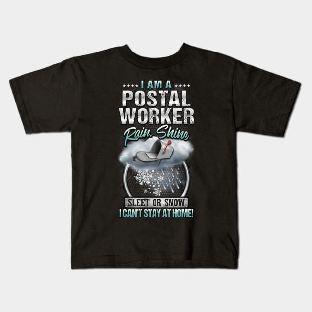 I'm A Postal Worker Kids T-Shirt by janayeanderson48214